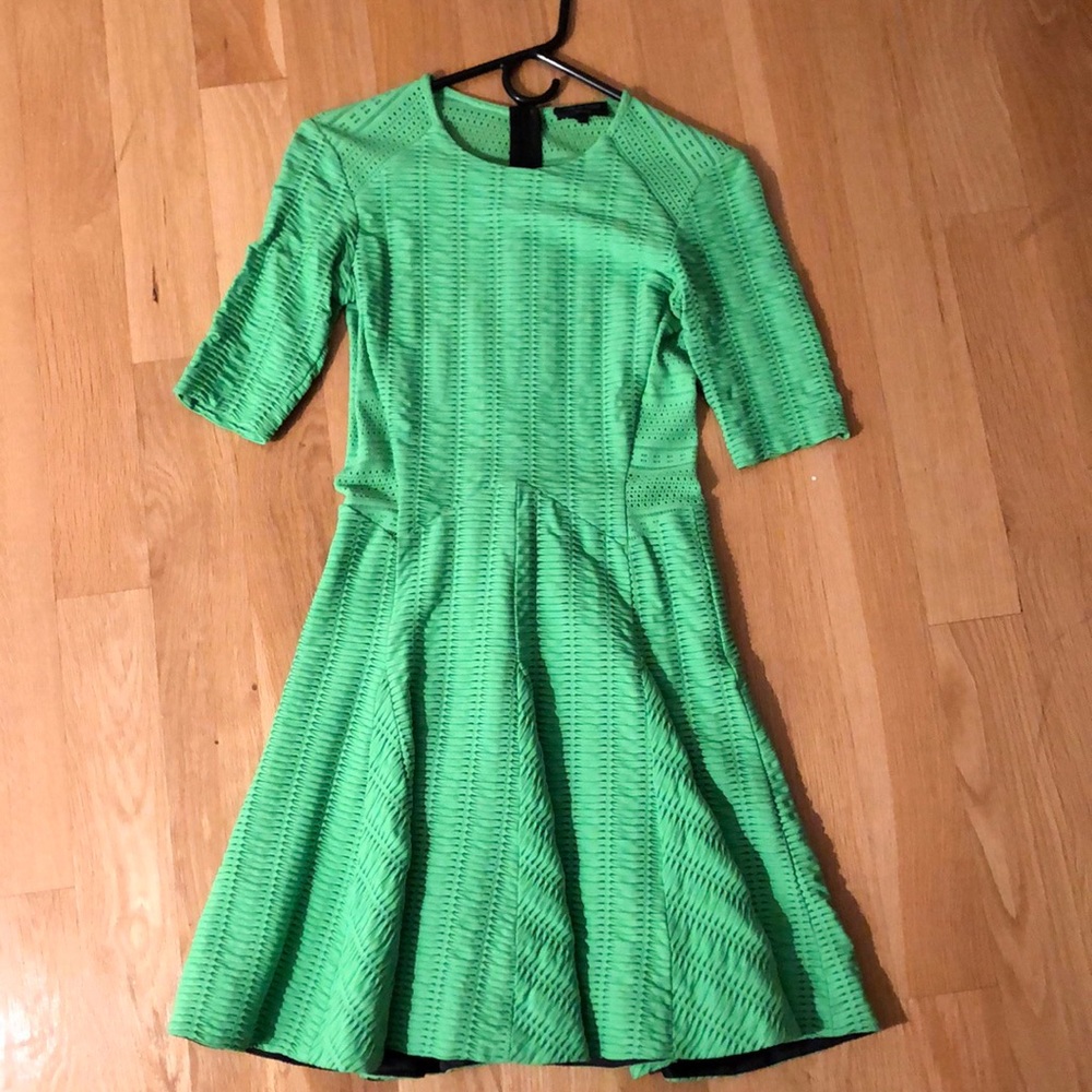 Rag & Bone pointelle and laddered-jersey dress